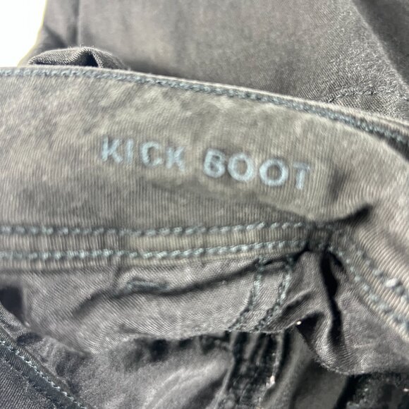 American Eagle Pants Women's 32x29* Mid Rise Kick Boot Cut Black Stretch Tag 12R - Picture 8 of 16